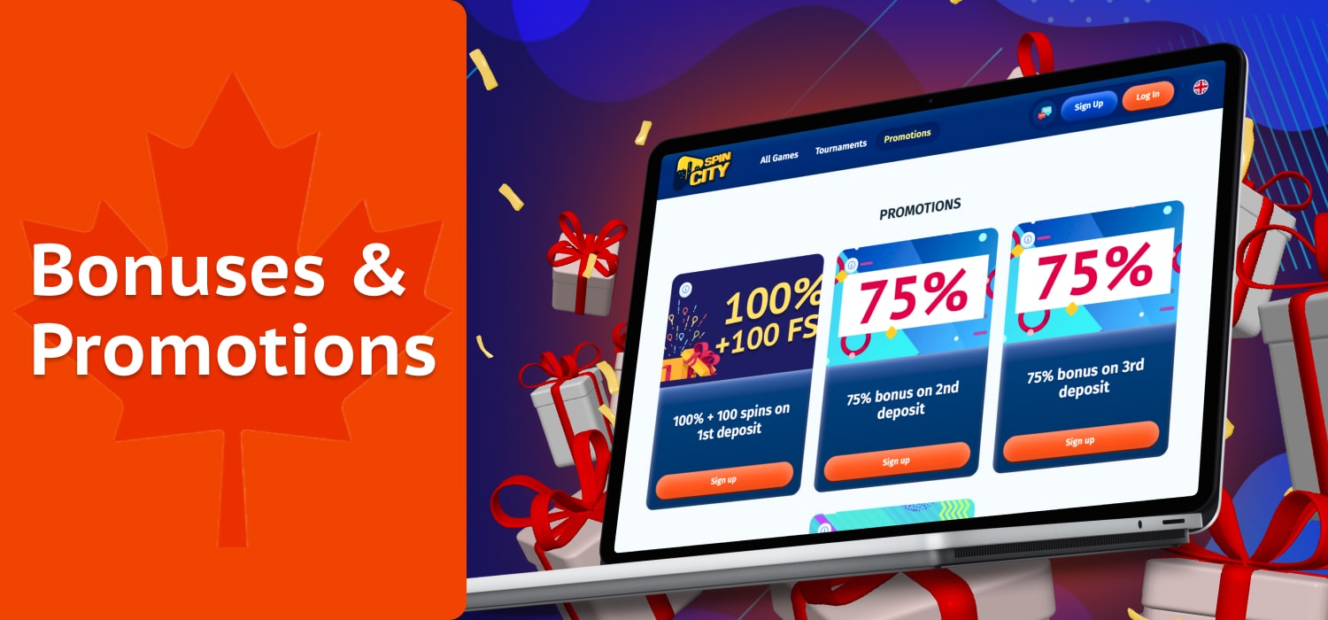 bonuses and promotions from bookmaker